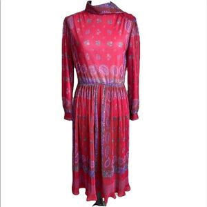 VTG 60s-70s Joan Curtis Beautiful Dress